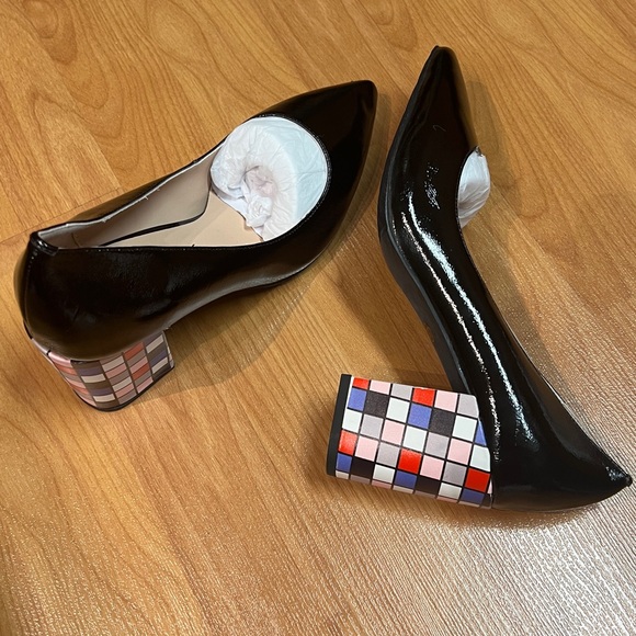 NWOT SHEIN Colourful Blocked Heel Pump (US 7) - Picture 13 of 13